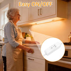 maylit Under Cabinet Lighting Plug in, 14 Inch Linkable Ultra Bright LED Light Bar, Renter Friendly Lamp, Wired 110V 120V Indoor Lights for Kitchen Cabinet, Counter, Workbench, Desk, Shelf, Warm White
