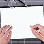 (2-Pack) Large Engineering Graph Paper - 22" x 17" Grid Paper, 100 Sheets/200 Pages, 4"x4" Grid Pad Giant Drafting Pad Sketching Graph Paper for Engineer Architect Designer Mathematician Draftsman