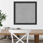Amanti Art Black Framed Magnetic Board 23x23 Medium Vision Board for use with Magnets, 100% Metal Sheet to Display Items as Office Decor or for Home Organization in mudroom, Kitchen or Kids Room