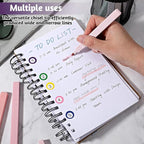 IANFAN 120 Pcs Bible Highlighters Aesthetic, Chisel Tip Cute Pastel Highlighters No Bleed Soft Color 12 Assorted Color Marker Pens for Notes Journaling Office Supplies