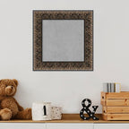 Amanti Art Black Framed Magnetic Board 17x17 X-Small Vision Board for use with Magnets, 100% Metal Sheet to Display Items as Office Decor or for Home Organization in mudroom, Kitchen or Kids Room
