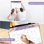 2026 Desk Calendar, Large Desktop/Wall Monthly Calendar (Jan. 2026 - Jun. 2027) 17'' x 12'' School Year Desk Planner for Teacher Family School Office Supplies