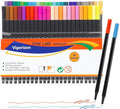 Vigorizon Fine Line Marker Pens - 48 Vibrant Colors, Fineliner Pens Fine0.4mm Ultra-Smooth Writing for Art, Design, Note-Taking & Doodling and Office Supplies