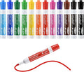SUQJOY Dry Erase Markers, Chisel Tip Whiteboard Markers, Low Odor Thick Dry Marker, 12 Pack 12 Assorted Color Markers for Classroom, Office & Home Use