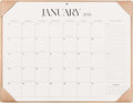 Simplified Desk Calendar 2026-2027 with Desktop Mat, Large Desk Pad Calendar from January 2026 to June 2027, 22 x 17 Inch, Desk Blotter Calendar for Home Office and School, Easy Planning, Apricot