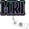 MRI Technologist Badge Reel | Retractable ID Card Badge Holder | Name Tag Medical Work Badge Clip for RN LPN CNA MA ER Night Shift Nurse Nursing Student Doctor | Nurse Gifts | Acrylic｜Alligator Clip