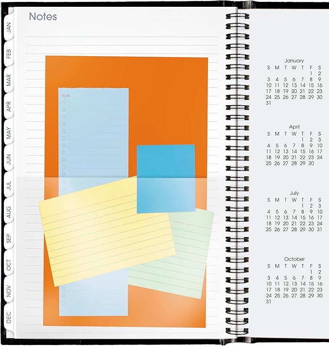 AT-A-GLANCE 2026 Planner, Monthly, 8" x 11-3/4", Large, Hardcover, DayMinder, Black (G470H0026)