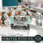 Custom Acrylic Sign Personalized, Custom Desk Name Plate, 18 Styles, (4"x6"), With Gift Box, USA Made by Acryluxe. (Holman)
