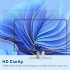 IPROKKO [2-Pack] 23.8 Inch Computer Privacy Screen Filter for 16:9 Widescreen Monitor, Removable 23.8in Anti Blue Light Glare Privacy Shield, Anti Spy Security Protector for Hp Dell Asus Acer Samsung
