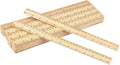 144 Packs Wooden Rulers, 12 Inch Double Sided Wood School Ruler for Home, Student, Office Use, 2 Scale,by,GNIEMCKIN