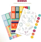 VIVID SCRIBBLES Dotted Journal – 140gsm Bleed Proof Thick White Paper – 200 Numbered Dot Grid Pages – 5.8 x 8.3 inch Bullet Dotted Notebook