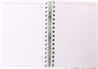 Graphique Hardbound Spiral Journal | Manifest Design | Premium Paper | Notebook | Diary | Lists | Record Month and Date | Great Gift | 160 Ruled Pages | 6.25” x 8.25”