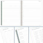 Cambridge 2026 Planner, Weekly & Monthly, 8-1/2" x 11", Large, Serene (1766-905-26)
