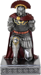 HDMbigmi Centurion Cloak Warrior Knight Pen Holder Mobile Phone Stand Desk Organizers and Accessories as Gift for Office and Home (Iron)