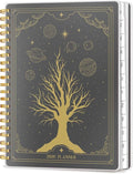 2026 Planner, Weekly and Monthly Planners with Tabs, A5 Spiral Bound Daily Calendar 2026 Planner, 12 Month Agenda Organizers from Jan. to Dec., Flexible Cover Appointment Book(Tarrow Tree)
