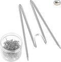KuanStore 50Pcs Cubicle Hooks - Fabric Panel Wall Hooks with Clear Storage Box for Office, Home, School Decor & DIY Parties