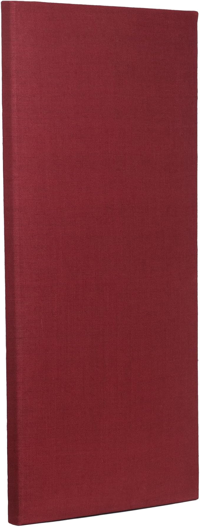 ATS Acoustics Sound Absorbing Acoustic Panel 24" x 48" x 2" Beveled Edge (Burgundy)