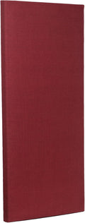 ATS Acoustics Sound Absorbing Acoustic Panel 24" x 48" x 2" Beveled Edge (Burgundy)