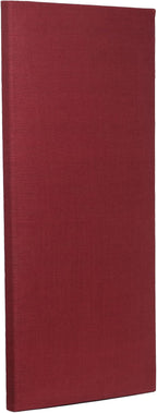 ATS Acoustics Sound Absorbing Acoustic Panel 24" x 48" x 2" Beveled Edge (Burgundy)