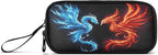 BOENLE Dragon Phoenix Pencil Case Box Boys Girls Large Pencil Pouch with Zipper Compartments Big Capacity Stationery Pen Bag Organizer for Kids Teens Adults School