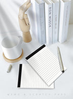 Small Notepads 4x6 for Office 6 Pack Pocket Note Pads 4x6 for Reminders and Notes Writing Pads of Work Memo Pads Lined Paper for Home Note Pads for Household to Do List Scratch Pads 30 Sheets Each