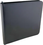 Ursae Minoris 3 D-Ring Large Format Zipper Binder for Up to 600 Sports/Trading Cards - Dark Gray