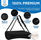 Niceeday Lumbar Support Pillow for Office Chair Car, Gaming Chair Lower Back Pain Relief Memory Foam Cushion with 3D Mesh Cover Ergonomic Orthopedic Back Rest Lower Back Support