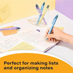 BIC 4 Color Pastel Ballpoint Pen with Smooth 1.0 mm Point and Retractable Design, 3-Count in Assorted Ink