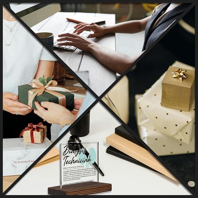Dialysis Technician Gifts, Thank You Appreciation Plaque for Kidney Care Professionals, Office Desk Decor for Dialysis Staff, Medical Recognition Gift for Tech Week or Graduation PA024