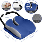 Seat Cushions for Office Chairs Wheelchair Cushion for Long Sitting Back Pain，Memory Foam Seat Car Computer Desk Chair Cushion，Coccyx Cushion for Tailbone Pain Relief Cushion Office Chair Butt Pillow