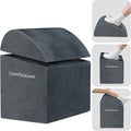 ComfyInLove Foot Rest for Under Desk at Work - Non-Slip Foot Stool with 3 Adjustable Heights, Ergonomic Under Desk Footrest with Washable Cover for Desk, Home, Office, Car (Dark Grey)