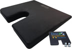ERGO21 LiquiCell Coccyx Seat Cushion, Aid for Tailbone Pain Relief, Sciatica Pain, Back Support | Donut Like Butt Pillow for Long Hours Sitting at Home/Office Chair (20" W x 18" L x 2.5" H)