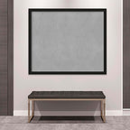 Amanti Art Black Framed Magnetic Board 43x51 Oversize Vision Board for use with Magnets, 100% Metal Sheet to Display Items as Office Decor or for Home Organization in mudroom, Kitchen or Kids Room