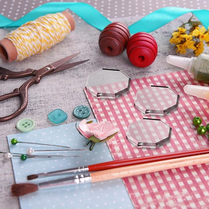 10 Pcs Glass Fabric Sewing Weights, Glass Pattern Weights for Sewing or Cutting Paper Weights Cloth Dressmaking Pattern Making and Sample Cutting Weights