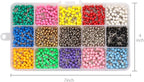 Yalis Push Pins Marking Map Tacks 1/8-Inch Plastic Beads Head, 15 Assorted Colors, 1500-count