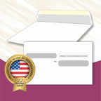 NextDayLabels - W-2 Tax Forms Double Window Security Envelopes, (Pack of 100 Envelope)