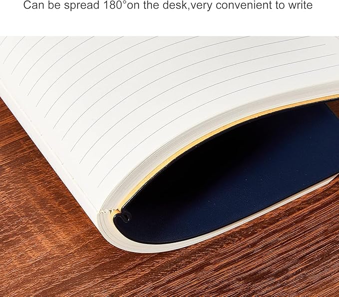 TSFPapier Lined Journal Notebook for Work College Ruled Note Book 7.2"x9.6"B5 PU Leather Daily Journaling 160 Pages for Women Men Writing Home School Supplies Business (Pink)