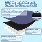 WUPIOS Magnetic Wall Decal Dusty Blue Magnetic Chalkboard for Wall 39.3x17.5 Inches Arch Wall Decal Sticker Sheets Peel and Stick Chalk Board Roll with Chalks for Playroom Classroom