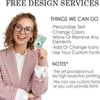 Custom Business Cards - Customizable Logo/Text/QR Code, 300gsm Matte Paper Front & Back Sides Printed, for Home Repair, Home Improvement, Laundry