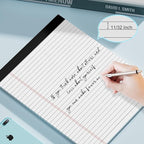 AILZFEI 12 Pack of Legal Pads 8.5 x 11 Wide Ruled Writing Pads 8.5" x 11.75" Notepad 30 Sheets per White Legal Pad Clear Print Note Pads 8x11 Pads of Paper