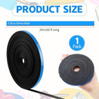 AmazingSpark Magnetic Tape Roll Thin Strips, 0.39 Inch x 66 Feet Magnetic Board Dividers Whiteboard Graphic Decorative Tape Marking Line for Classroom Office Art Accessories(Blue)