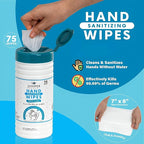 Juniper CLEAN, 4 Pack Hand Sanitizing Wipes, 300 Count Canister Disposable Hand Sanitizer Wipes, Fresh Scent, Lint Free & Durable