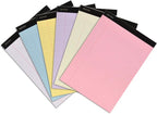 Mintra Office Legal Pads, ((Basic 6pk - (Pastel Version #2), 8.5in x 11in, Wide Ruled))