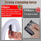 18 Pack 3 Inch Jumbo Binder Clips, Extra Large Binder Clips Heavy Duty Paper Clamps for Office and Home Supplies, Black