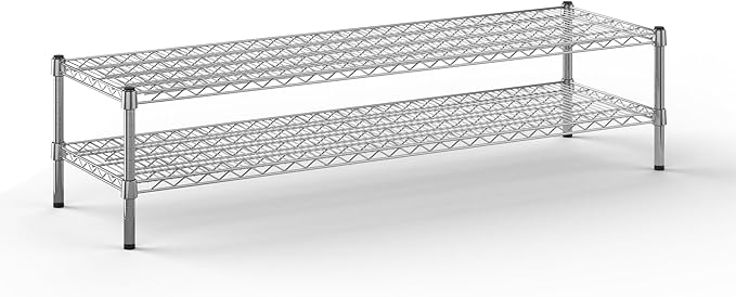 Regal Altair 18" Deep x 60" Wide x 14" Height Wire Shelving Kit | 2-Tier | NSF Commercial Storage Rack Unit