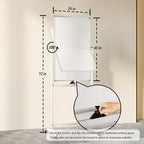 Neatsure Rolling Whiteboard on Wheels, 40" x 24" Double-Sided Mobile Magnetic White Board with Stand, Portable Standing Dry Erase Board Easel for Home Office Classroom School, Silver