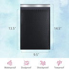 UCGOU Bubble Mailers 9.5x14.5 Inch Black 25 Pack Poly Padded Envelopes Large #4 Mailing Packages Opaque Packaging Postal Self Seal Adhesive Waterproof Boutique Shipping Bags for Clothes
