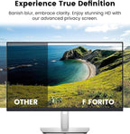 F FORITO 22 Inch 16:10 360°Privacy Screen Protector for Computer Monitor, Removable Eye Protection Anti Blue Light Anti Glare Computer Screen Privacy Shield for 22" Widescreen Monitors