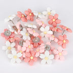 30pcs Decorative Flower Push Pins - Pink Thumb Tacks for Cork Board, Photo Wall, Feature Wall, Map, Bulletin Board, Office or Home