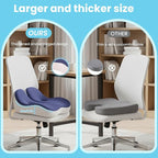 OVRST Seat Cushion,Office Chair Memory Cushion, Ergonomic Design, Relieve Sciatica and Long-Term Sitting Pain, Suitable for desks, car Seats, Games, wheelchairs